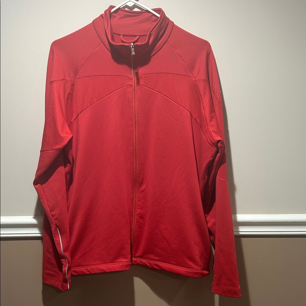 adidas Red Full-Zip Jacket